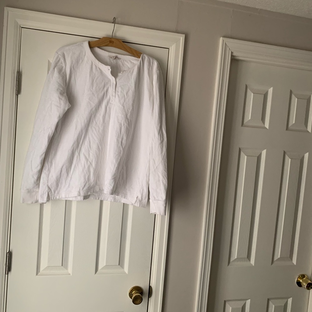 Garnet Hill White Women's Top